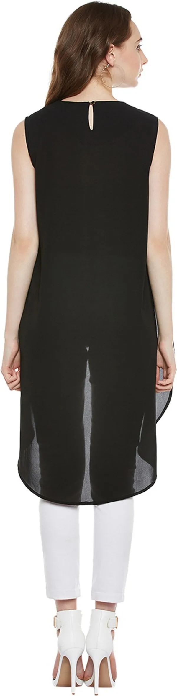 Black_Polycotton_Tunic_For_Women