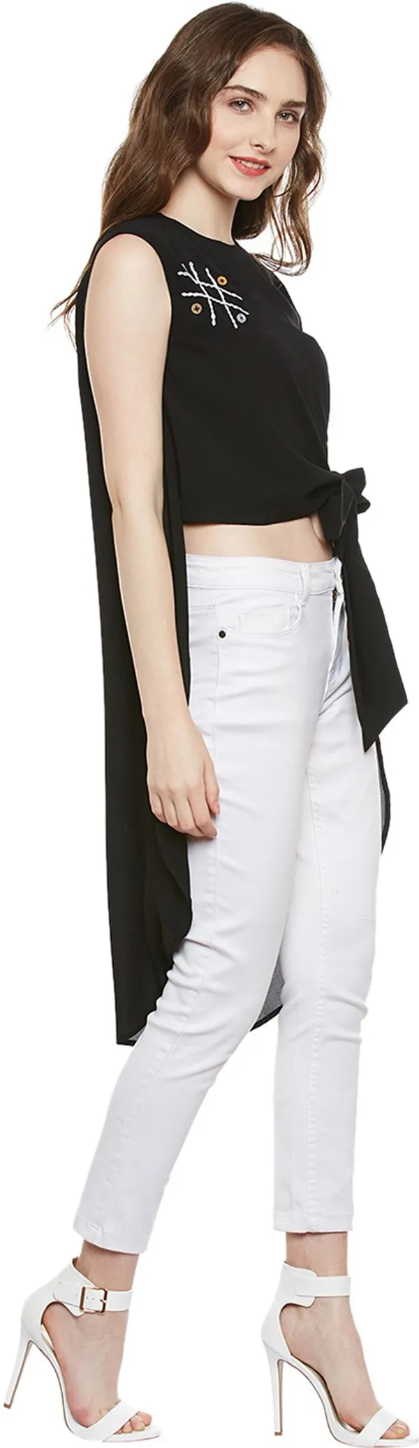 Black_Polycotton_Tunic_For_Women