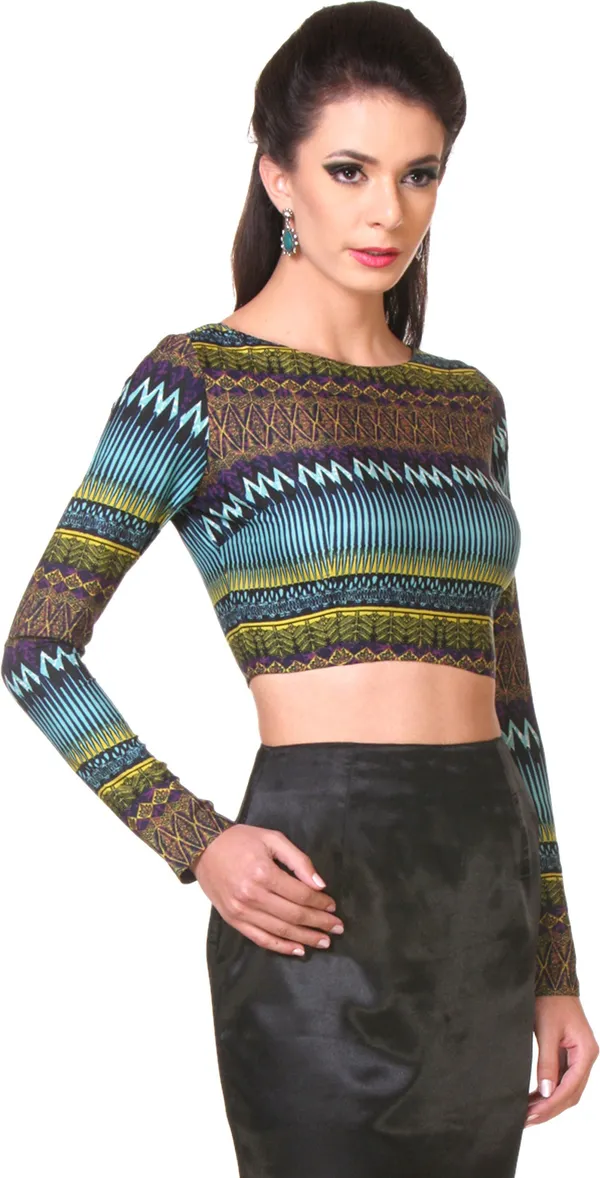 Multicolor_Crepe_Top_For_Women