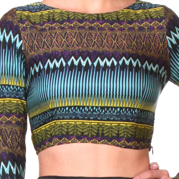 Multicolor_Crepe_Top_For_Women