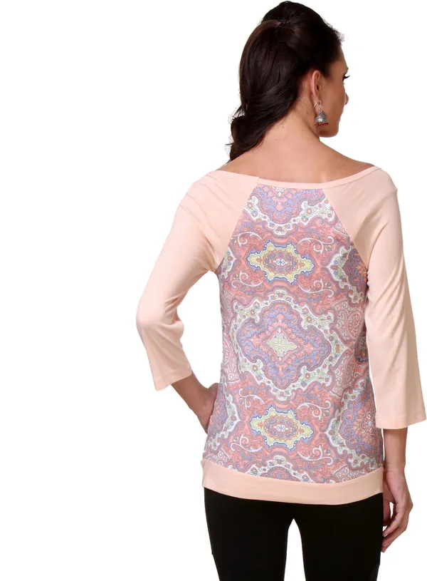 Zastraa_Party_Full_Sleeve_Printed,_Striped_Women_Pink_Top