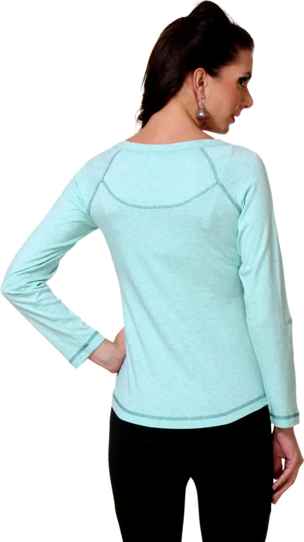 Green_Viscose_Rayon_Top_For_Women