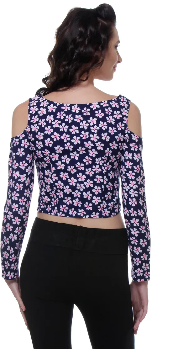 Blue_Crepe_Top_For_Women