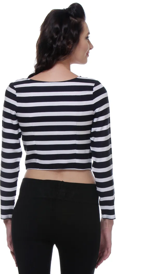 Black_Cotton_Blend_Top_For_Women