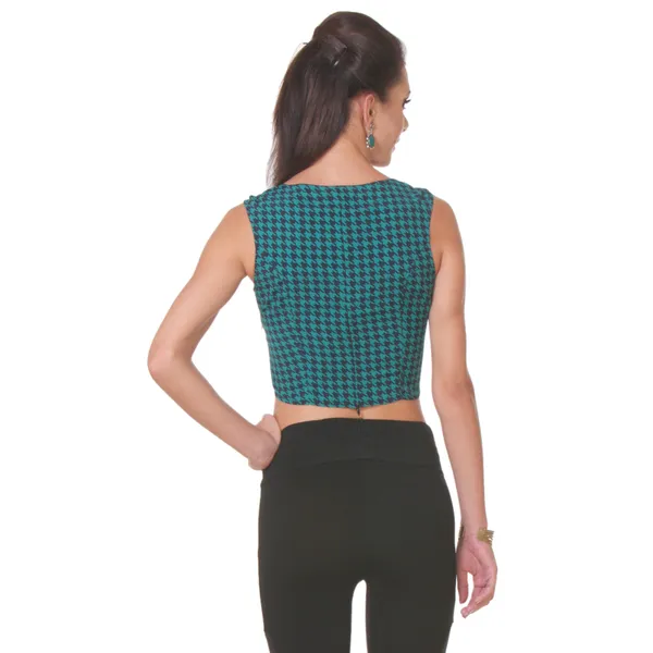 Green_Crepe_Top_For_Women