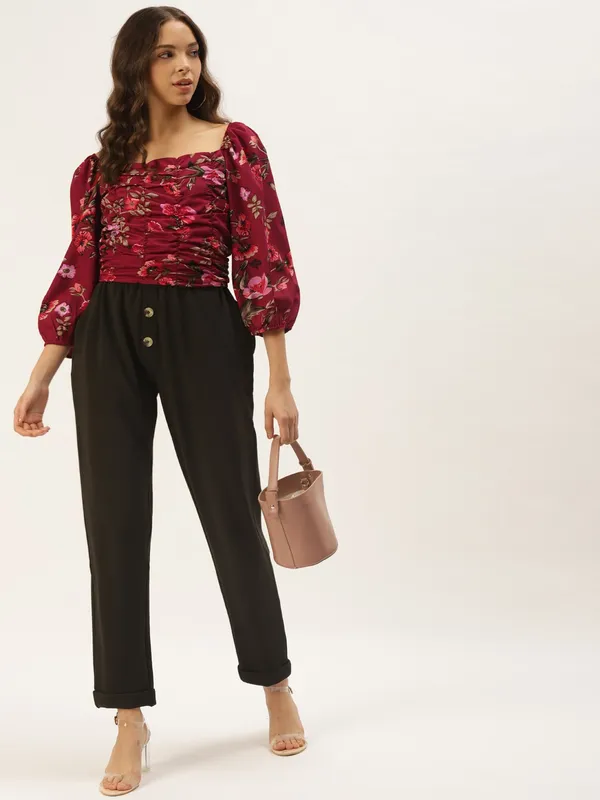 Multicolor_Crepe_Top_For_Women
