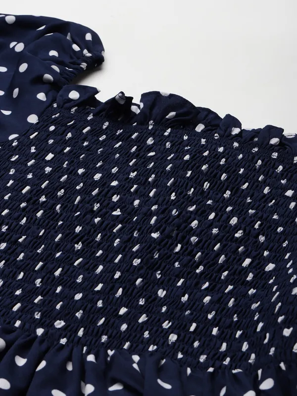 Blue_Crepe_Top_For_Women