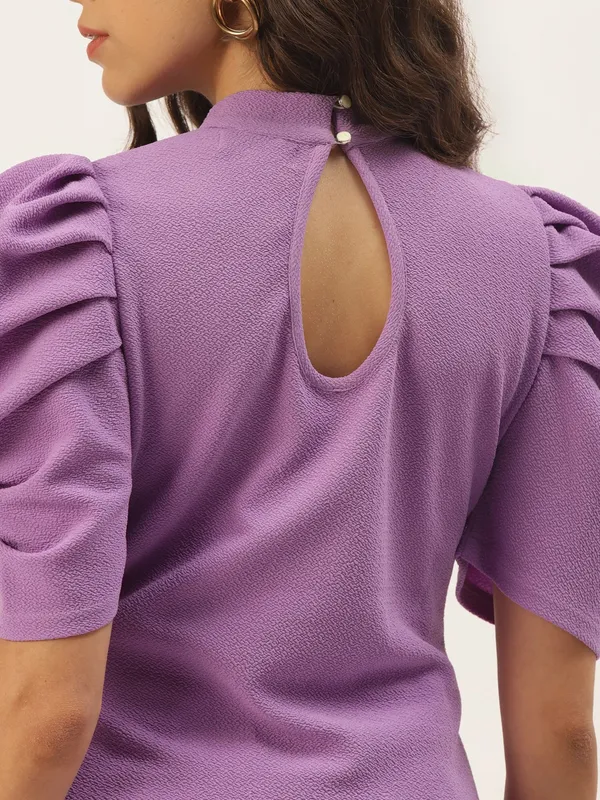 Purple_Polyester_Top_For_Women