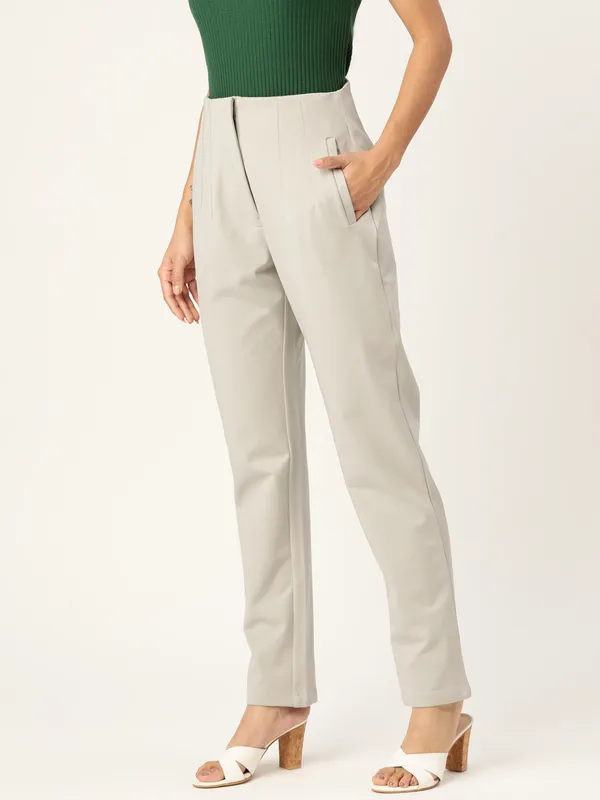 Zastraa_Women_Grey_Smart_Slim_Fit_High-Rise_Trousers