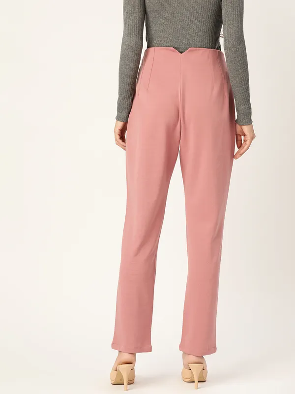Zastraa_Women_Pink_Solid_Smart_Slim_Fit_High-Rise_Pleated_Trousers