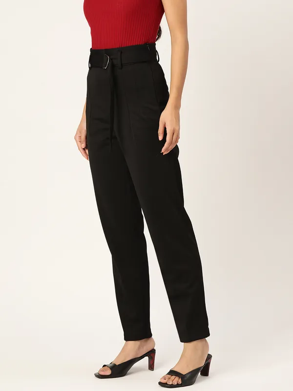 Zastraa_Women_Black_Smart_Slim_Fit_High-Rise_Trousers