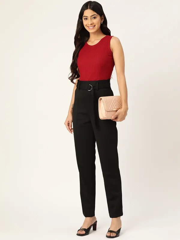 Zastraa_Women_Black_Smart_Slim_Fit_High-Rise_Trousers