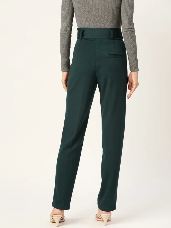 Zastraa_Women_Teal_Green_Solid_Smart_Slim_Fit_High-Rise_Trousers