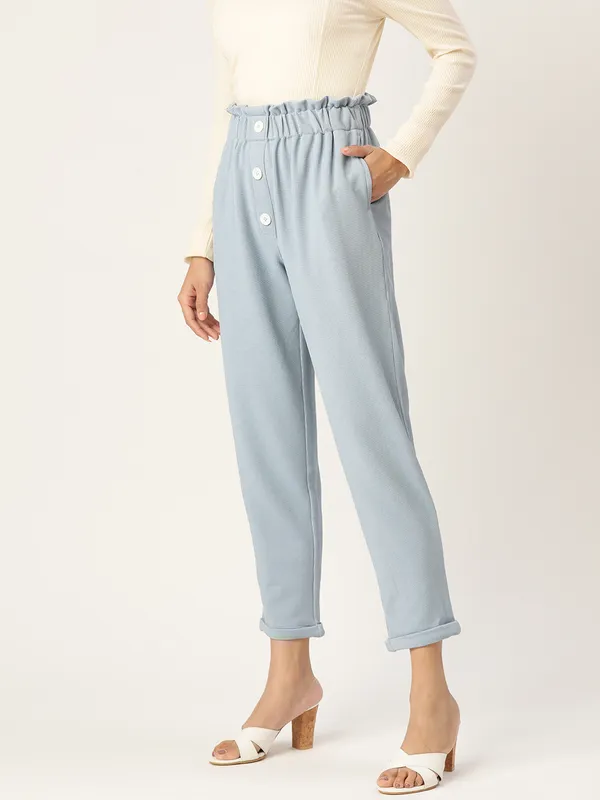 Blue_Viscose_Rayon_Trouser_For_Women