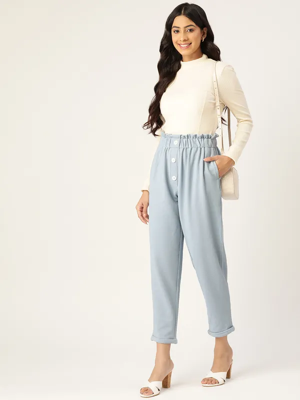 Blue_Viscose_Rayon_Trouser_For_Women