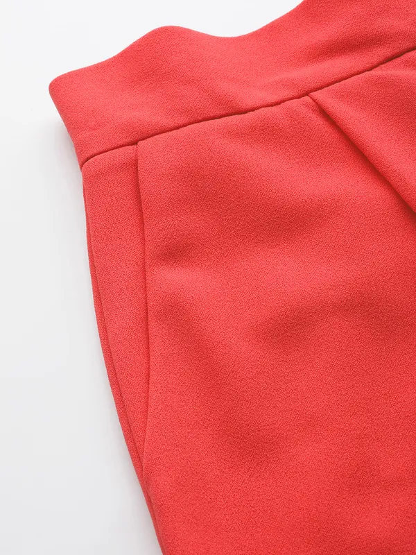 Zastraa_Women_Pink_Smart_High_Waist_Pleated_Culottes