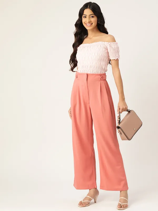 Zastraa_Women_Smart_Flared_High-Rise_Pleated_Parallel_Trousers