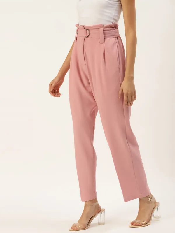 Women_Pink_Solid_Smart_Slim_Fit_High-Rise_Trousers