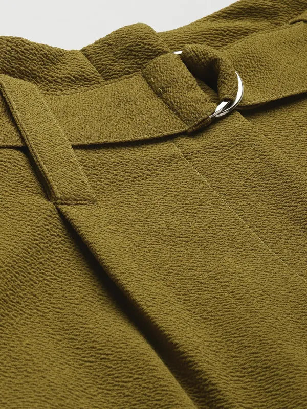 Zastraa_Slim_Fit_Women_Yellow_Trousers