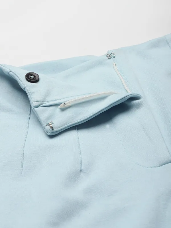Zastraa_Slim_Fit_Women_Light_Blue_Trousers