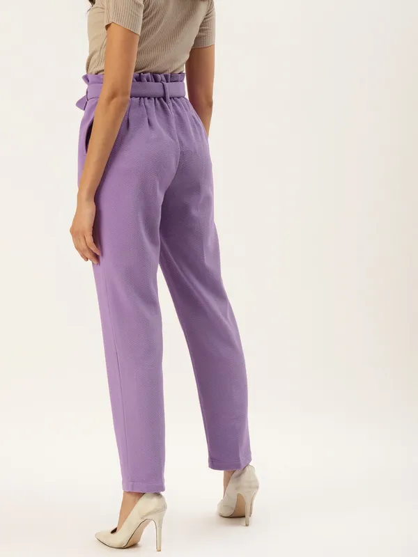 Zastraa_Women_Purple_Solid_Slim_Fit_Peg_Trousers