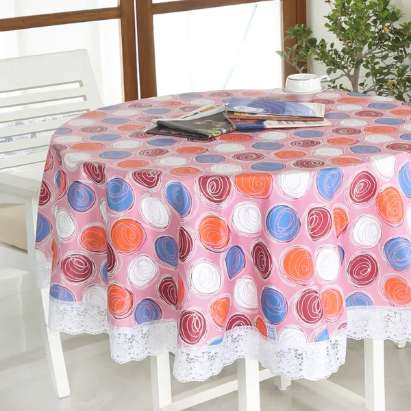 Homerz_Premium_Round_Table_Cover,_60_inch_Diameter,_Waterproof_and_Easy_to_Clean,_2_Years_Brand_Guarantee_(Pink_Circle)