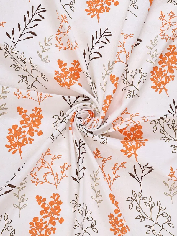Pack_of_2_Cotton_Safety_Orange_Bloom_Bliss_Printed_Collection_Eyelet_Curtainfor_Window_and_Door