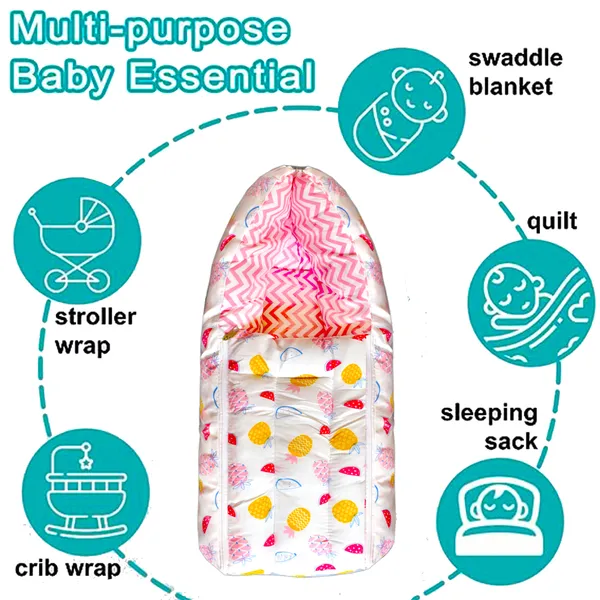 Fruity_Baby_Sleeping_Bag_Cum_Carrying_Bag_(Pink)