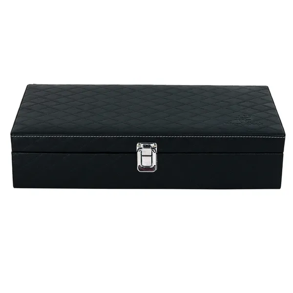 Watch_Box_Organizer_Holder_Jewelry_Accessories_Display_Storage_Case_Watch_Organiser_Collection_Box_12_Slots_In_PU_Leather_For_Men_Women_Barfi_Black_Color