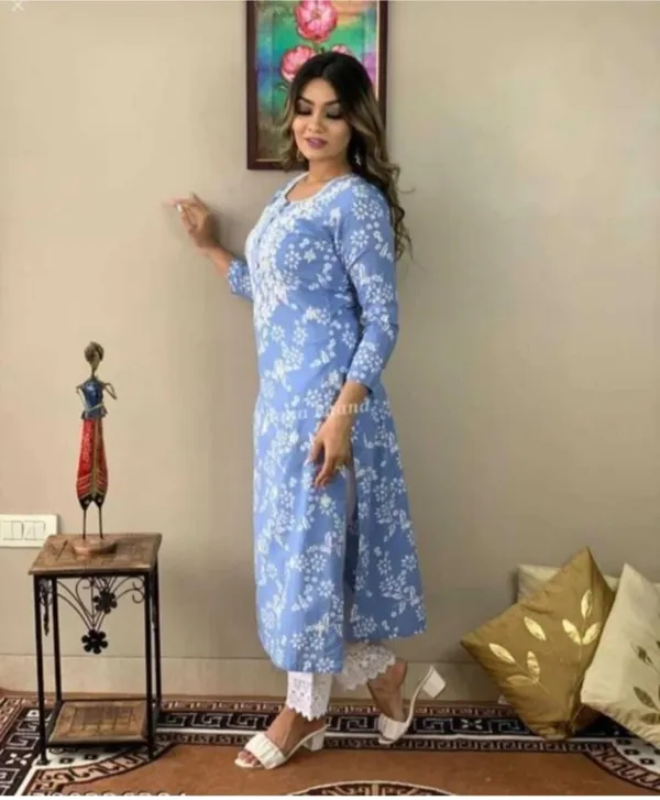 Women_Elegant_Sky_Blue_Embroidery_Kurti_&_Pant_with_Dupatta_Set