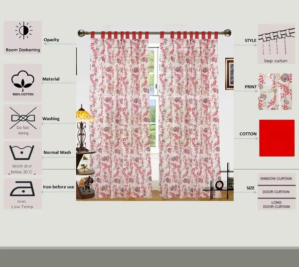 Pack_of_2_Cotton_Red_Floral_Printed_Tab_Top_Curtain_Setfor_Window_and_Door