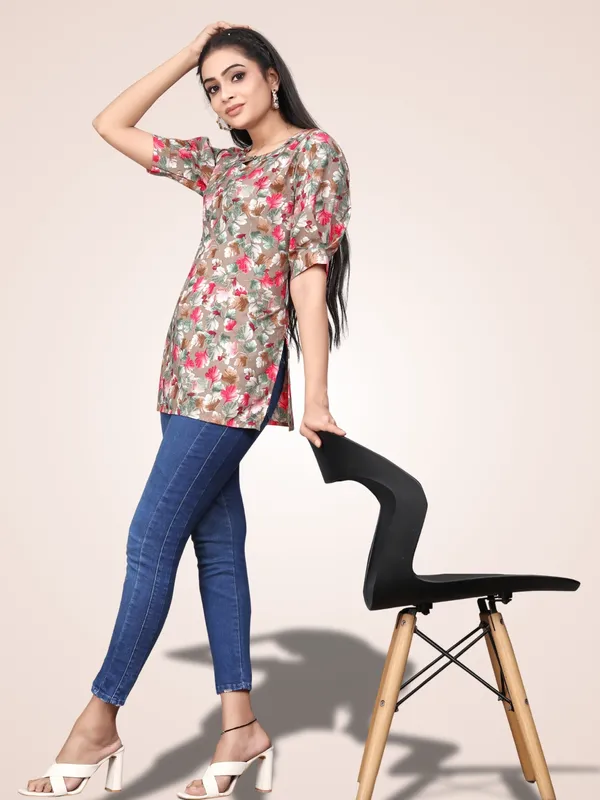 Brown_Crepe_Floral_Canada_Regular_&_Office_Wear_Tops