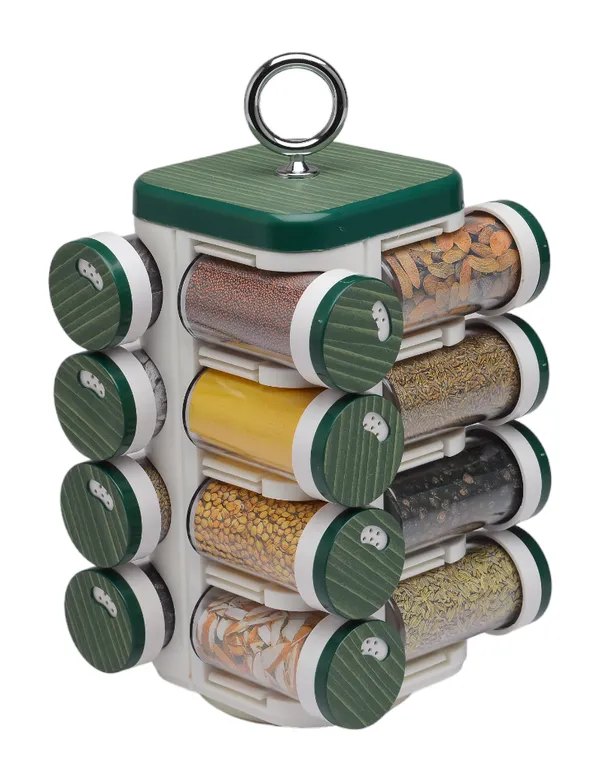 Spice_Rack_Kitchen_Mate_16_Jar_(Bamboo_Green)