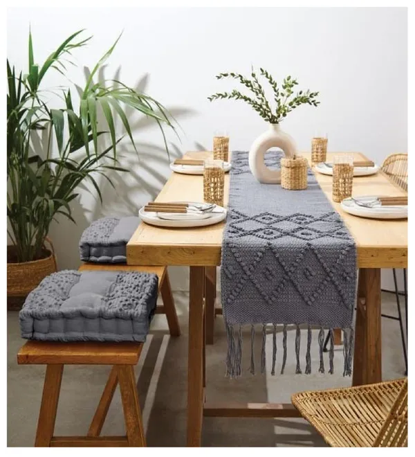 https://d1311wbk6unapo.cloudfront.net/NushopCatalogue/tr:f-webp,w-600,fo-auto/_6_Seater_Table_Runner_for_Dining_Table_Heat_Resistant_Handmade_Center_Table_Runners_Mat_with_Tassel_Washable_Table_Placemats_for_Kitchen_Table__14_x_72_Inches__Grey_0RYZ7OGO74_2022-10-15_1.jpg__Aaho Decor