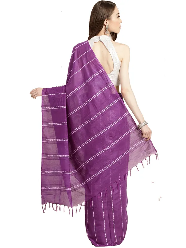 Perpureus_Purple_women's_Kota_Art_Silk_Bhagalpuri_Saree_With_Blouse_Piece