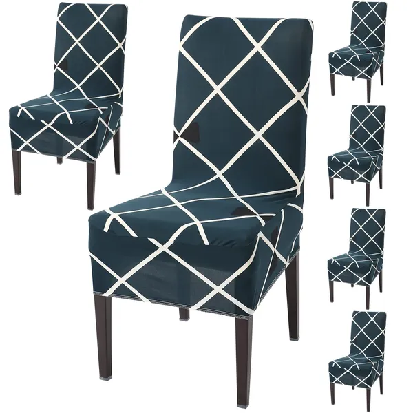 Green_Strip_Polyester_Stretchable_Dining_Chair_Cover_Set_Of_8_Washable_Slip_Covers
