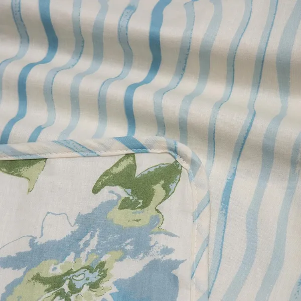 Cotton_Reversible_Double_Dohar,_Lightweight_AC_Blanket_for_All_Weather_Use_Floral_Fusion_-_Cream,_Carolina_Blue_&_Green
