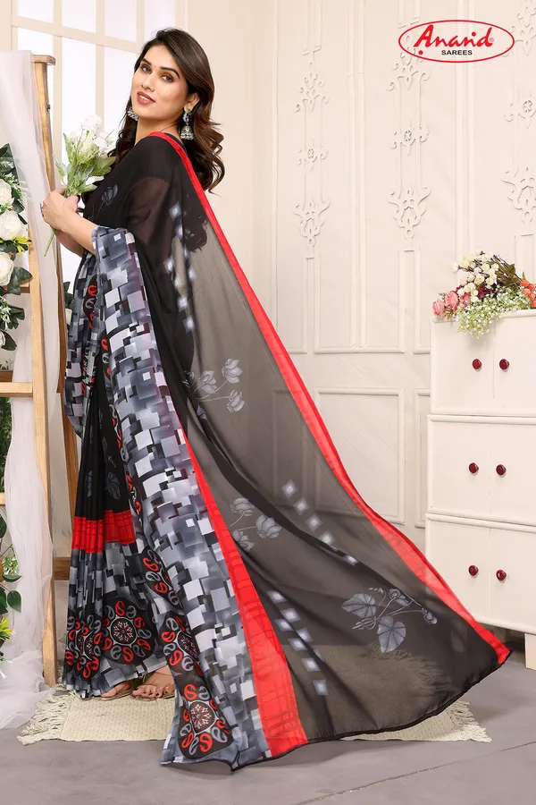 Paisley,_Ombre_Bollywood_Georgette_Saree_(Black)