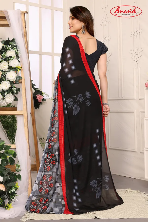 Paisley,_Ombre_Bollywood_Georgette_Saree_(Black)
