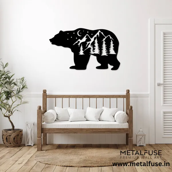 Wooden_Wall_Art_for_Home_Decoration__|_Big_Bear__|_Black