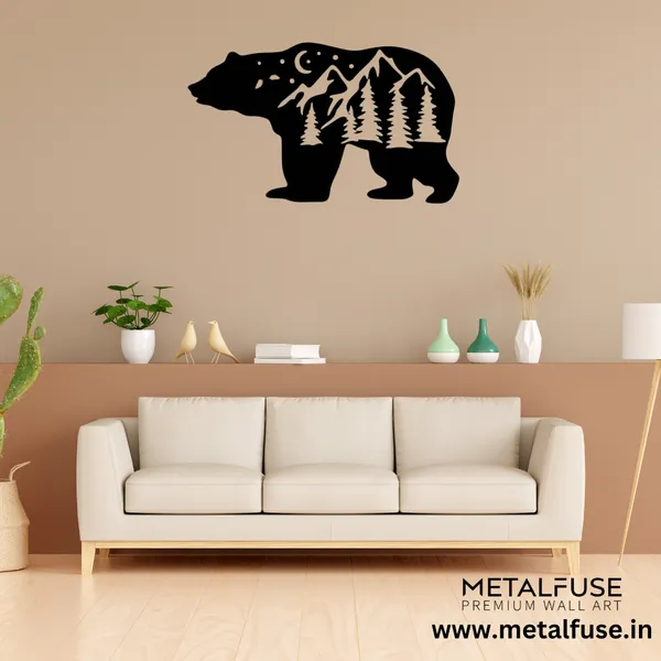Wooden_Wall_Art_for_Home_Decoration__|_Big_Bear__|_Black