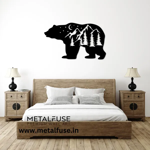 Wooden_Wall_Art_for_Home_Decoration__|_Big_Bear__|_Black