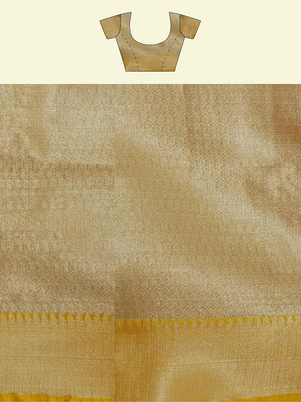 Off_White_Cotton_Blend_Banarasi_Sarees_For_Women