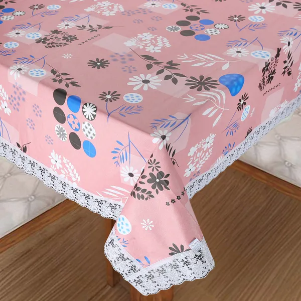 Homerz_Premium_Dining_Table_Cover_for_6_to_10_Seater,_60x90_inch_Exact_Size,_Waterproof,_HD_Designs,_Easy_to_Clean_&_Durable_material_(Smooth_Pink)