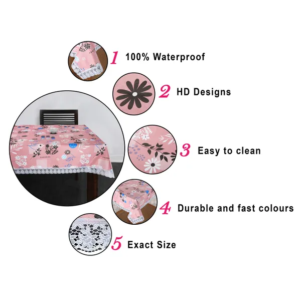 Homerz_Premium_Dining_Table_Cover_for_6_to_10_Seater,_60x90_inch_Exact_Size,_Waterproof,_HD_Designs,_Easy_to_Clean_&_Durable_material_(Smooth_Pink)