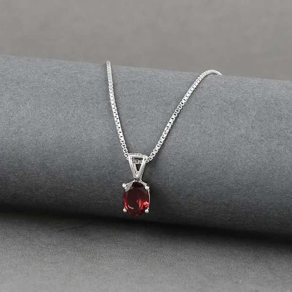 Ruby_Solitaire__Silver_Red_Zircon_Pendant_With_Link_Chain_Pendant_Necklace_For_Woman