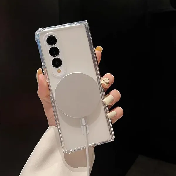 Phone___(Mobile_Cover)__for_Samsung_Galaxy_Z_Fold_4_|_Transparent_MagSafe_Scratch-Resistant_Case