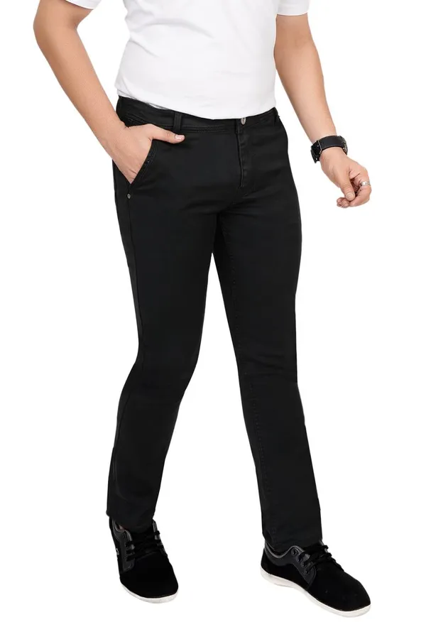 Dark_Green_Cotton_Premium_Solid_Jeans_For_Men