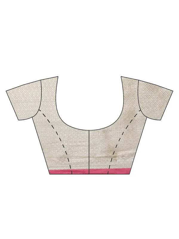 Grey_Masrise_Cotton/Cotton_Banarasi_Sarees_For_Women