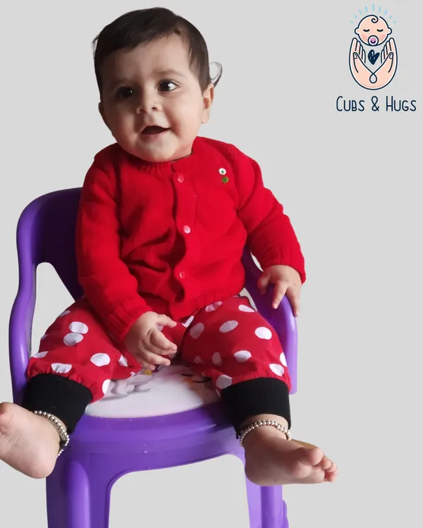 Red_Sweater_Front_Open_Round_Neck_Cardigan_For_Baby